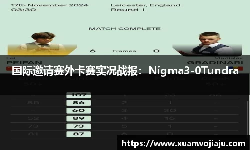 国际邀请赛外卡赛实况战报：Nigma3-0Tundra